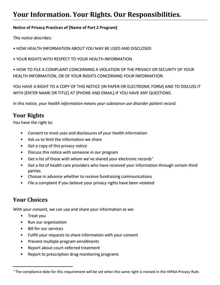 HIPPA Privacy Notice Part 2